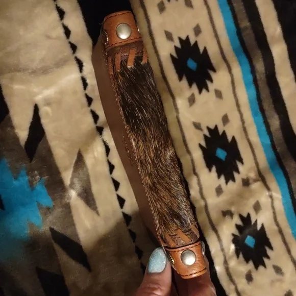 Tony Lama. Cognac Cowhide leather  wallet. Never used. Brand new. No tags. - Picture 6 of 17